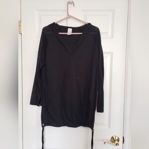 Kona Sol Sheer Beach Cover Up Hoodie